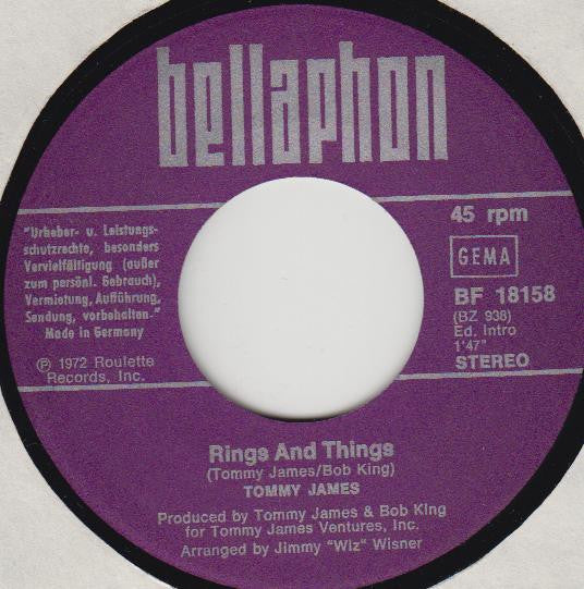 Tommy James : Boo, Boo, Don't 'Cha Be Blue (7", Single)