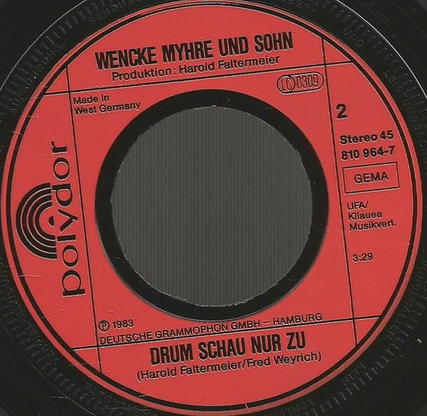 Wencke Myhre Und Dan Myhre : Wir Beide Gegen Den Wind (7", Single)