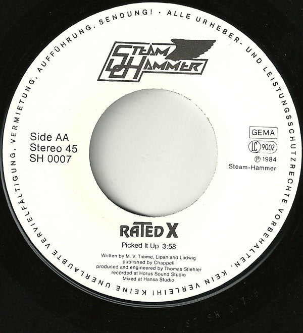 Rated X* : Baby I Love You / Pick It Up (7", Single)