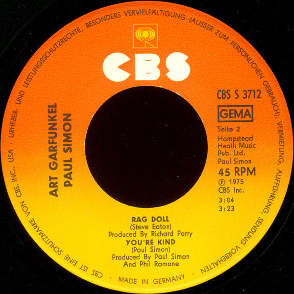 Simon & Garfunkel Plus Art Garfunkel Plus Paul Simon : My Little Town (7", Single)