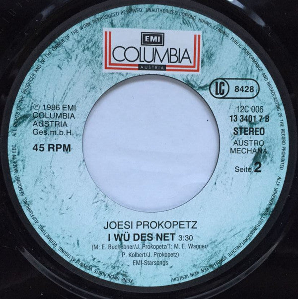 Joesi Prokopetz : Erwachsen (7", Single)