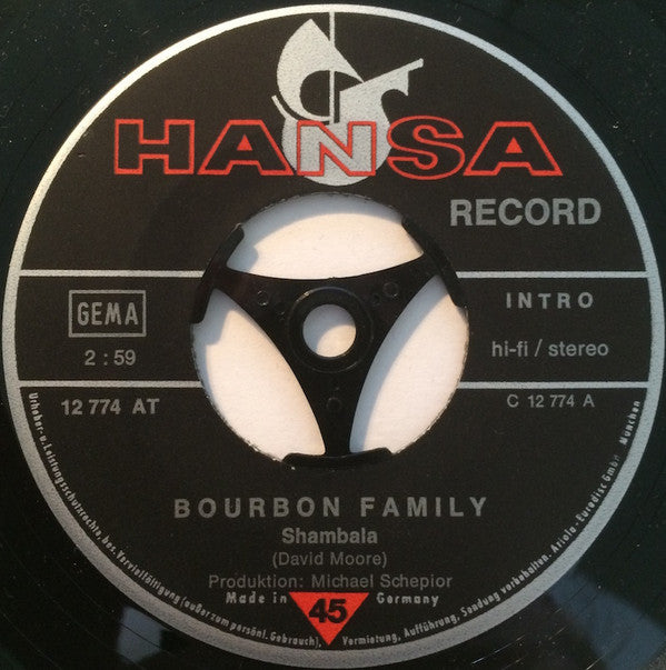 Bourbon Family : Shambala (7", Single)