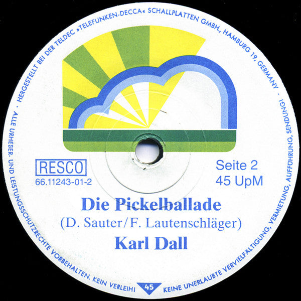 Thomas Gottschalk / Karl Dall : Akne Und Was Sie Dagegen Tun Können (7")