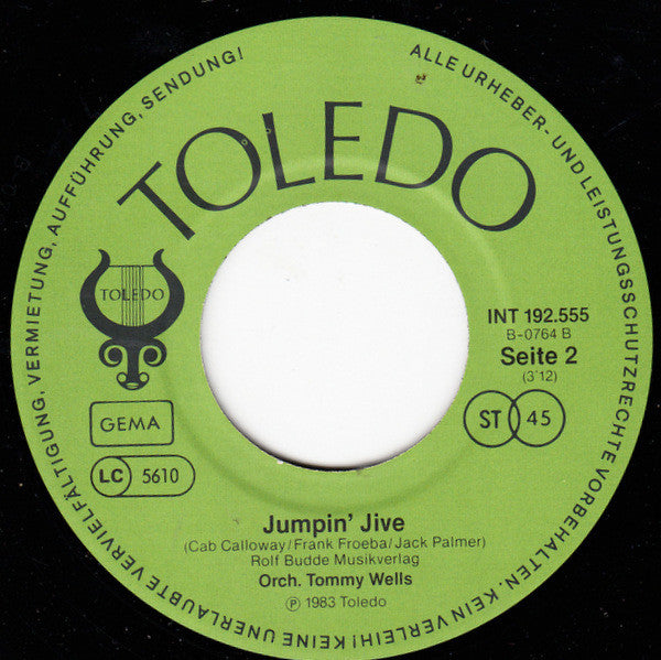 Orchester Tommy Wells : Mexican Fiesta / Jumpin' Jive - Instrumental (7", Single)