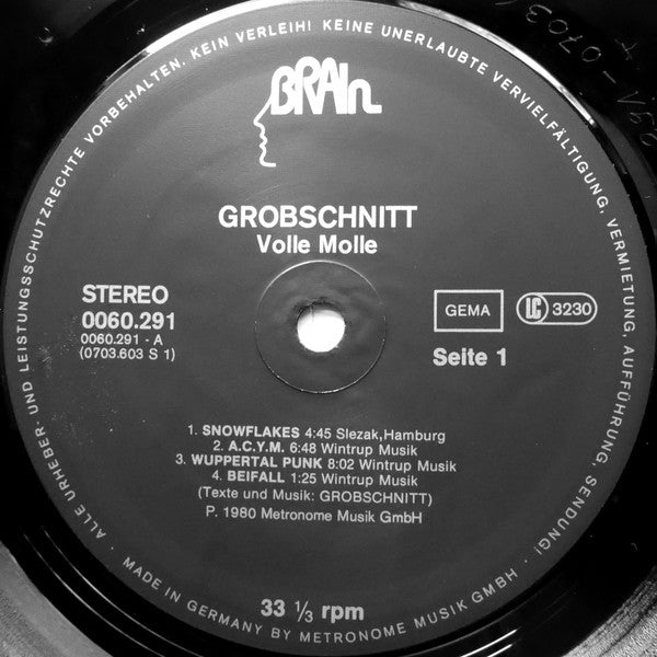 Grobschnitt : Volle Molle (LP, Album, Gat)
