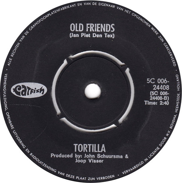 Tortilla : Every Angel Comes From Nowhere (7", Single)