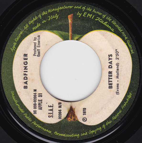 Badfinger : No Matter What (7", Single)