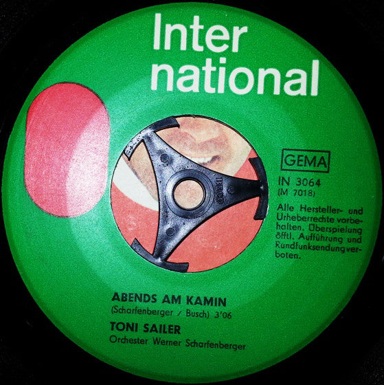 Toni Sailer : Liebe Im Winter / Abends Am Kamin (7", Single)