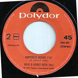 Milk And Honey With Gali Atari : Goodbye New York (7", Single)