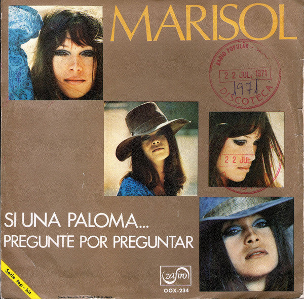 Marisol : Si Una Paloma... / Pregunte Por Preguntar (7", Single)