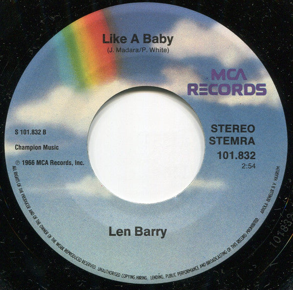 Len Barry : 1-2-3 / Like A Baby (7")