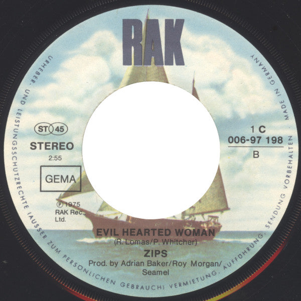 Zips : Bye Bye Love (7", Single)