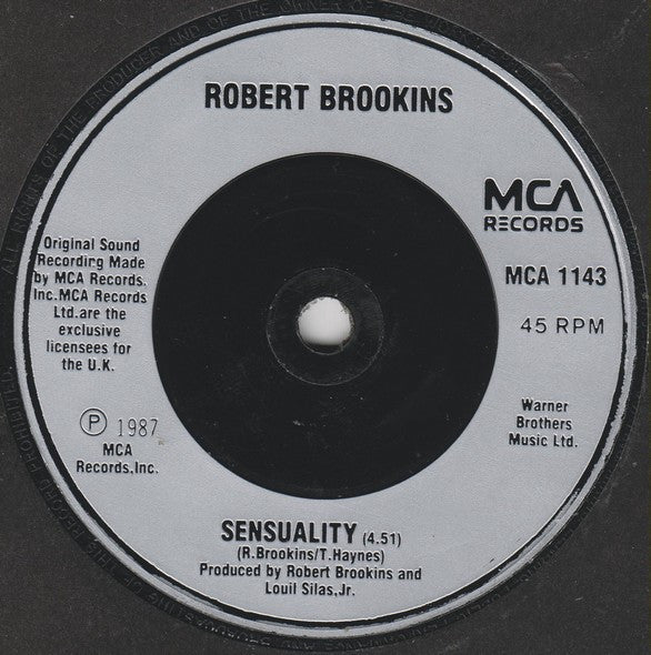 Robert Brookins : If You Only Knew (7", Single)
