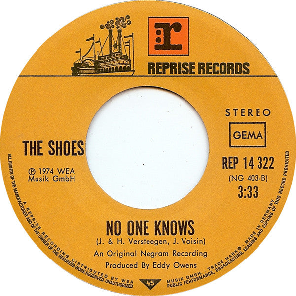 The Shoes : Face To Face (7", Single)