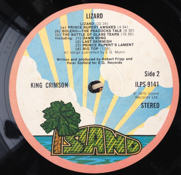 King Crimson : Lizard (LP, Album, RP)