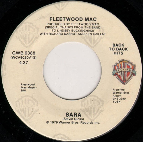 Fleetwood Mac : Tusk / Sara (7", Single, RE)