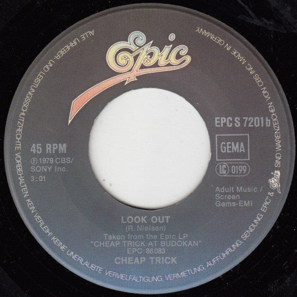 Cheap Trick : I Want You To Want Me (7", Single)