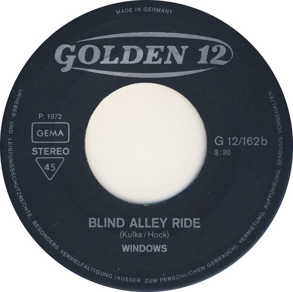 Windows (2) : Look At Me (7", Single)