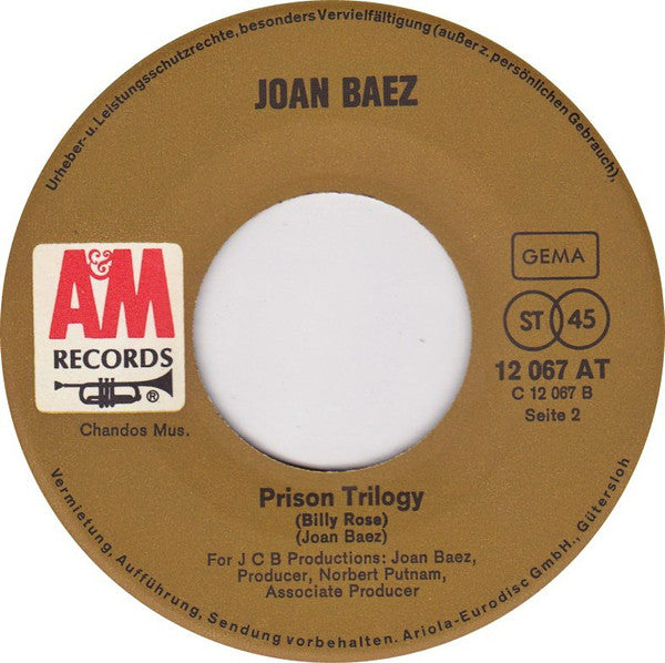 Joan Baez : Song Of Bangladesh (7", Single)