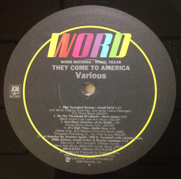 Various : They Come To America (LP, Comp)