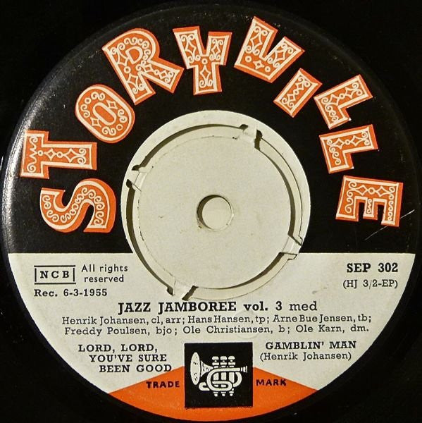 Henrik Johansen's Jazzband : Jazz Jamboree Vol. 3 (7", EP)