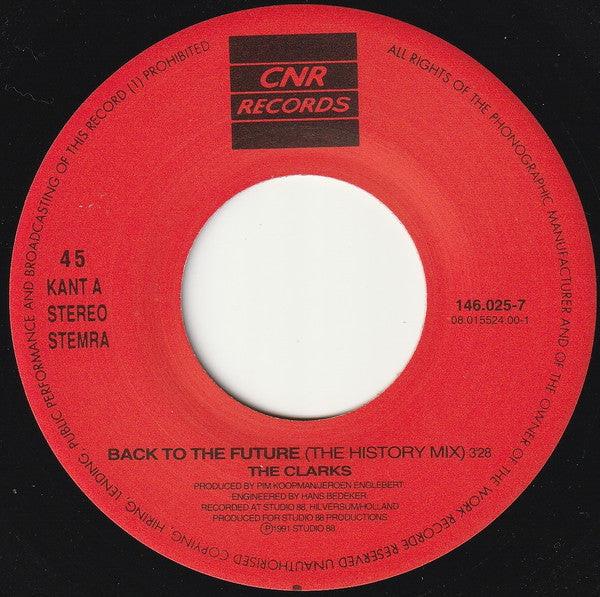 The Clarks : Back To The Future (7", Single)
