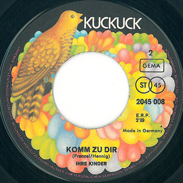 Ihre Kinder : Die Graue Stadt / Komm Zu Dir (7", Single)