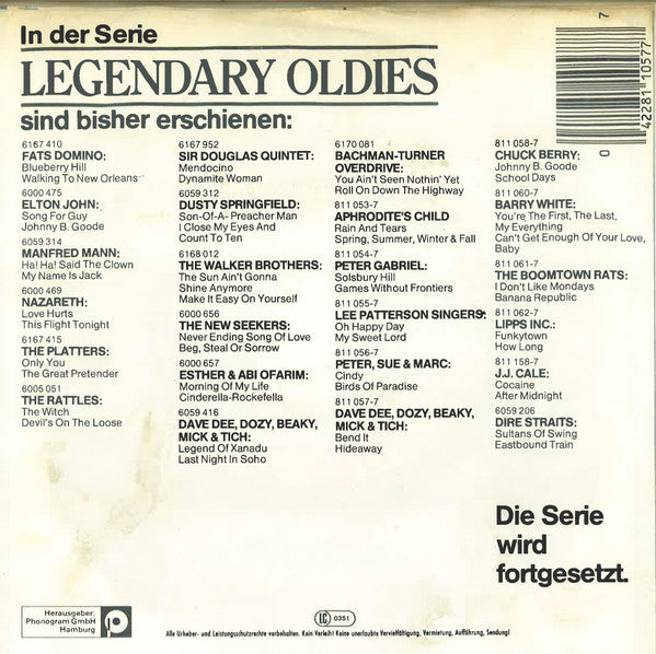 Dave Dee, Dozy, Beaky, Mick & Tich : Bend It / Hideaway (7", Single, RE)