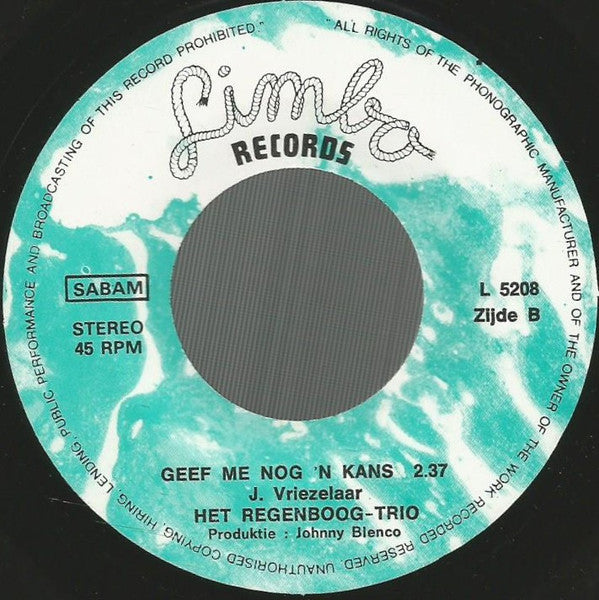 Het Regenboogtrio : Parijs... Heeft Mooie Vrouwen (7", Single)