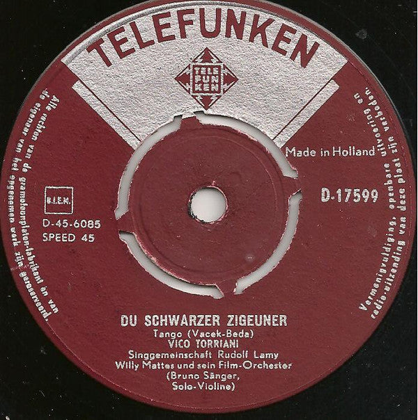 Vico Torriani : Melodia (7", Single)