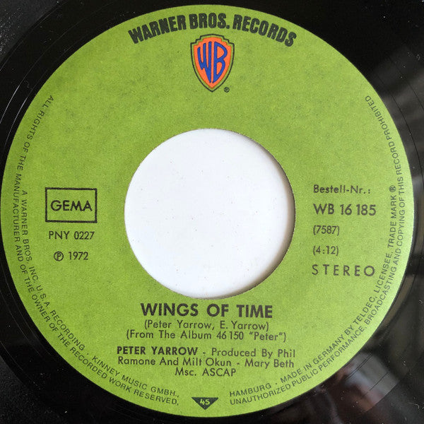 Peter Yarrow : Weave Me The Sunshine (7", Single)