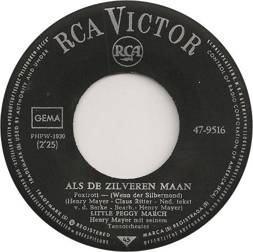 Peggy March : Speel Niet Met Mijn Liefde (7", Single)