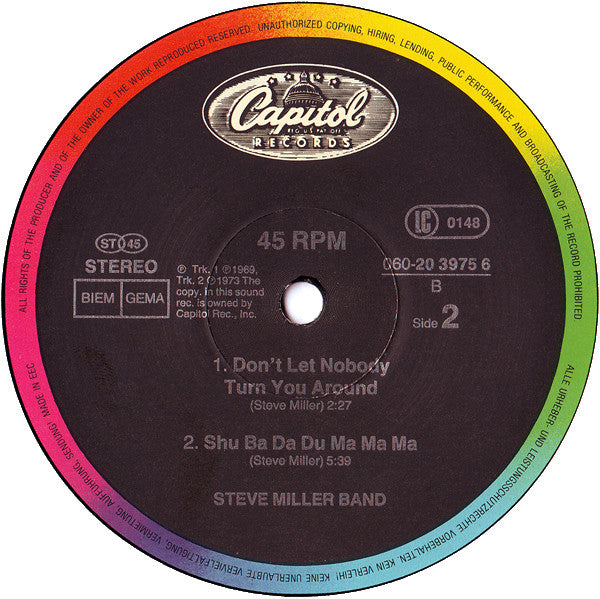 Steve Miller Band : The Joker (12", Maxi, RE)