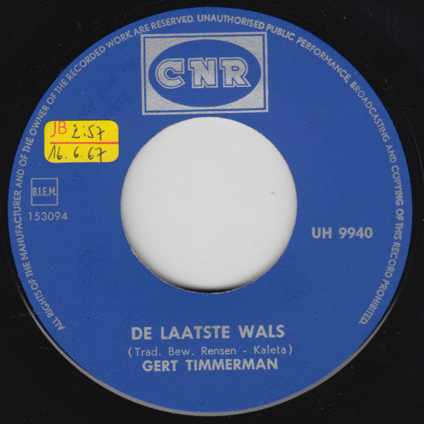 Gert Timmerman : Kleine Kinderen, Kleine Zorgen (7", Single, Red)