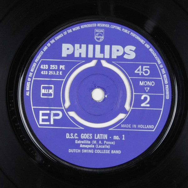 The Dutch Swing College Band : D.S.C. Goes Latin - no. 1 (7", EP, Mono)