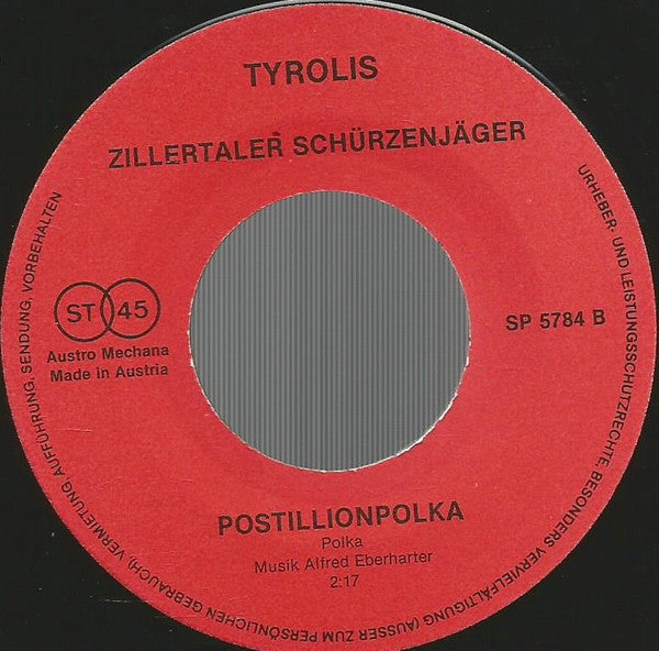 Zillertaler Schürzenjäger : Mei Liabes Muaterl (7", Single)
