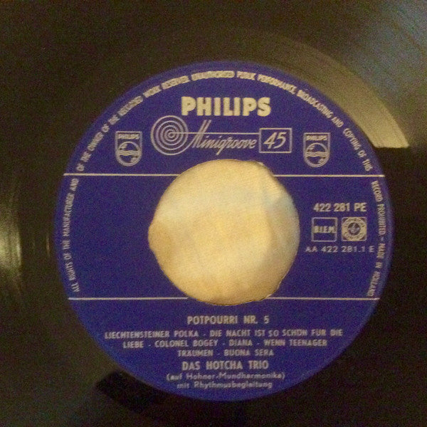 Het Hotcha Trio : Das Hotcha Trio (7", EP)