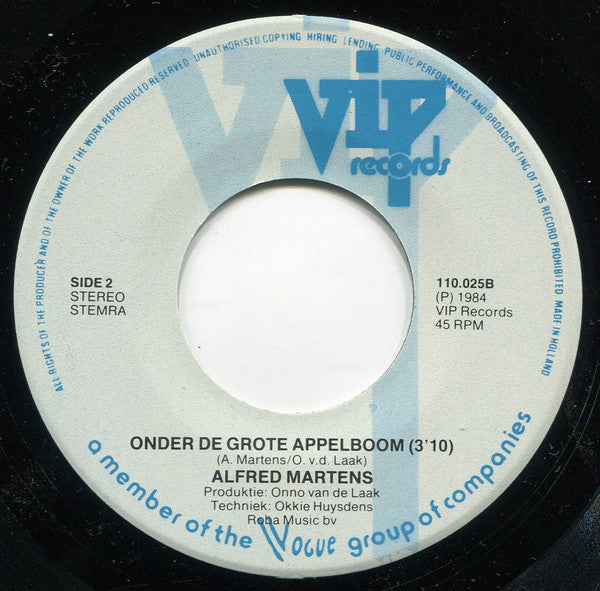 Alfred Martens : Dat Moet Je Leren (7", Single)