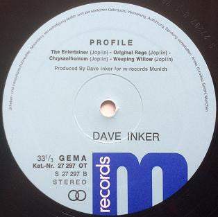 Dave Inker : Profile (LP, Album)
