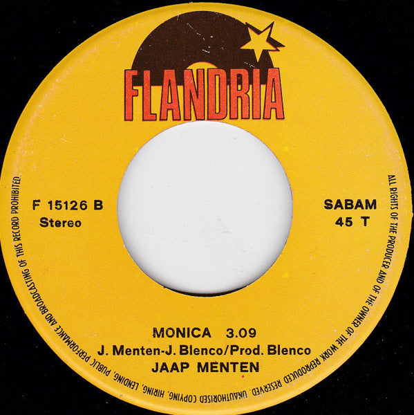 Jaap Menten : Cirkus Renz (7", Single)