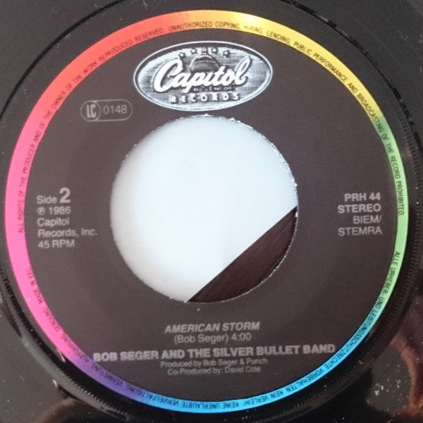 Bob Seger And The Silver Bullet Band : American Storm (7", Single, Promo)