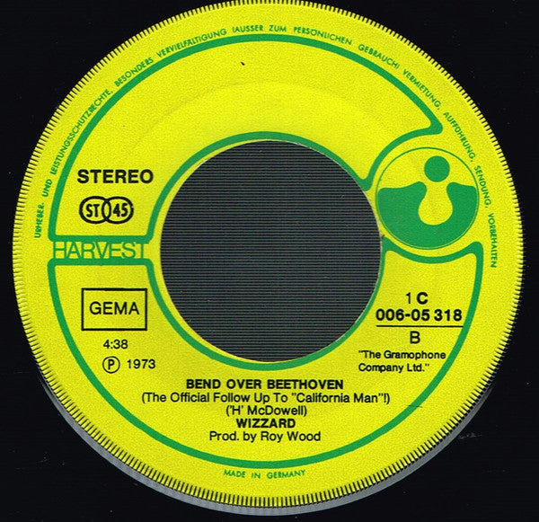 Wizzard (2) : See My Baby Jive (7", Single)