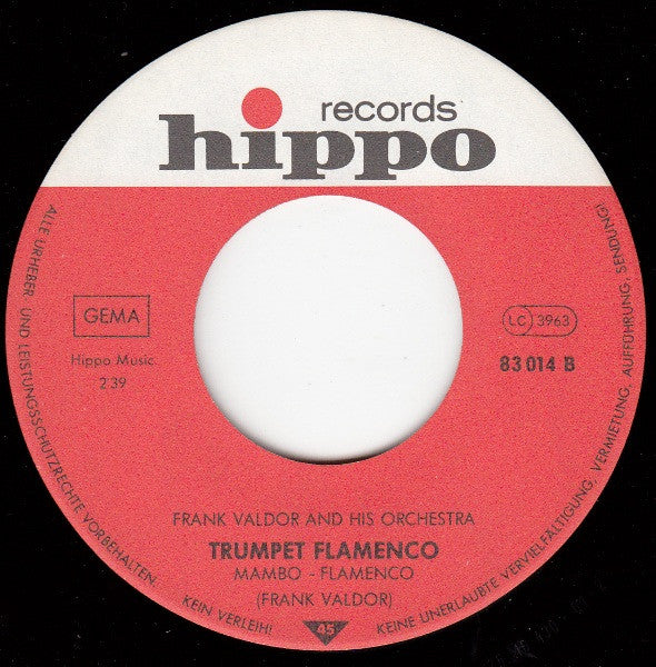 Orchester Frank Valdor : Morgenmuffel Mambo (7", Single)