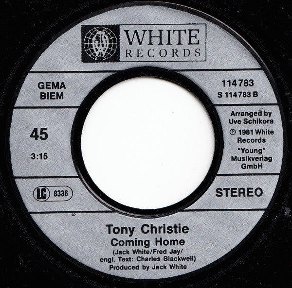 Tony Christie : Sweet September (7", Single)