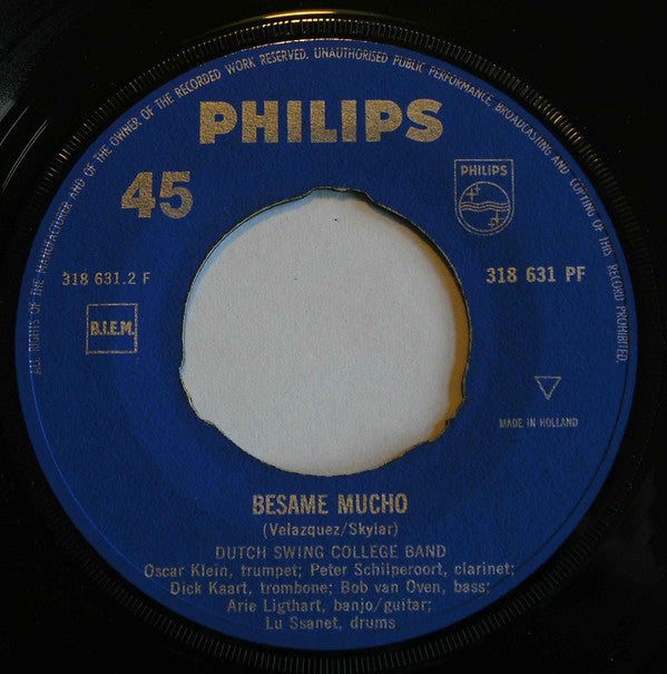 The Dutch Swing College Band : Dutch Swing College Band In South America (7")