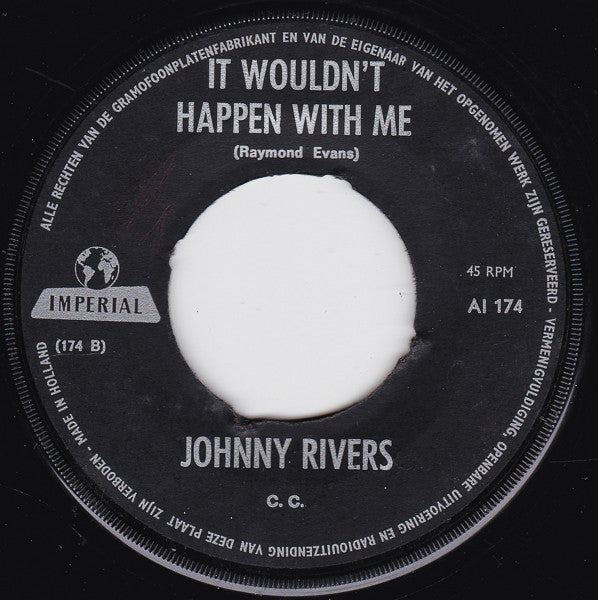 Johnny Rivers : Memphis / It Wouldn't Happen With Me (7", Single)