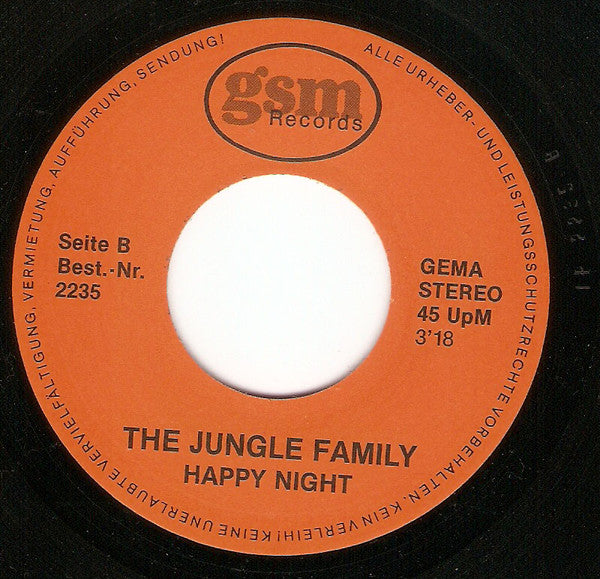 The Jungle Family : Jungle-Festival (7", Single)