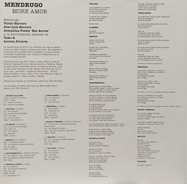 Mendrugo : More Amor (LP, Album)