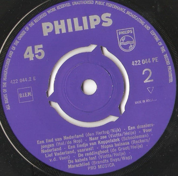 Pro Musica Bussum : Holland Zingt (7", EP, RE)