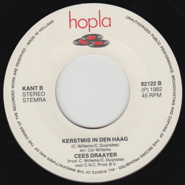 Cees Draaier : Soms Droom Ik Van 'n Wit Kerstfeest (7", Single)